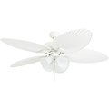 Honeywell Ceiling Fans Palm Lake, 52 in. Indoor/Outdoor Ceiling Fan with Light, White 50509-40